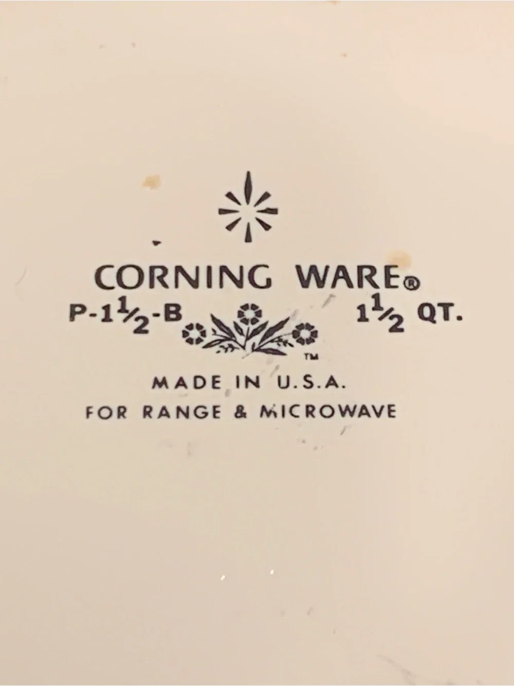 Vintage Corning Ware Harvest Gold Yellow Casserole Set P-1-B 1 Qt & P-1½-B 1½ Qt